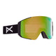 Anon Sync Ski Goggles-Black / Perceive Green Lens + Perceive Pink Spare Lens-Standard Fit-aussieskier.com