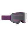 Anon WM3 MFI Womens Ski Goggles-Grape / Perceive Onyx Lens + Perceive Violet Spare Lens-Standard Fit-aussieskier.com