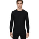 Le Bent Core 200 Mens Crew Base Layer-Small-Black-aussieskier.com