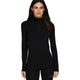 Le Bent 260 Midweight Zip Neck Womens Base Layer-Small-Black-aussieskier.com