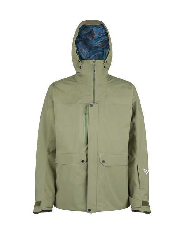 Black Crows Ferus Mechanical Ski Jacket-Small-Olive Green-aussieskier.com