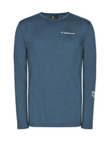 Black Crows Mens Long Sleeve Merino Base Layer-Small-Petrol Blue-aussieskier.com