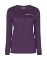 Black Crows Womens Long Sleeve Merino Base Layer-Small-Deep Purple-aussieskier.com