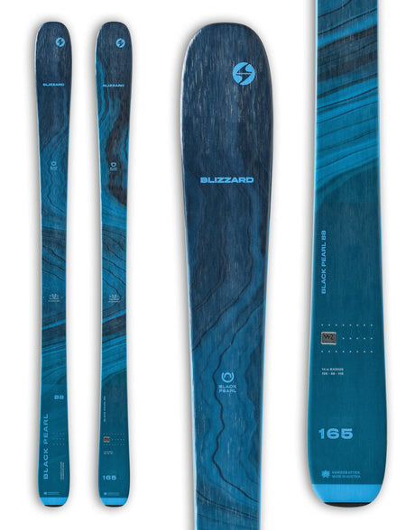 Blizzard Black Pearl 88 Womens Skis 2024-aussieskier.com