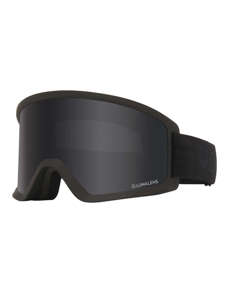 Dragon DX3 Ski Goggles-Blackout / Lumalens Dark Smoke Lens-Standard Fit-aussieskier.com