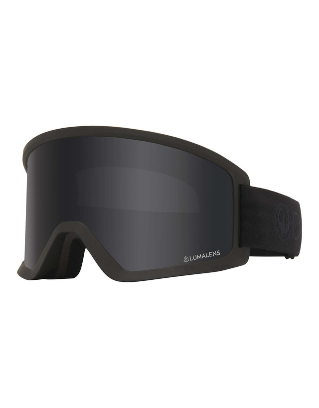 Dragon DX3 Ski Goggles-Blackout / Lumalens Dark Smoke Lens-Standard Fit-aussieskier.com