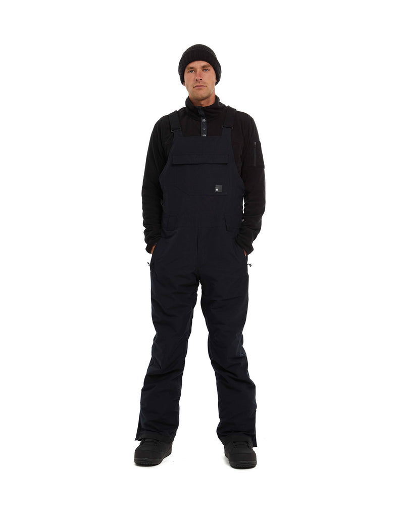 Elude Teague Bib Ski Pants-Small-True Black-aussieskier.com