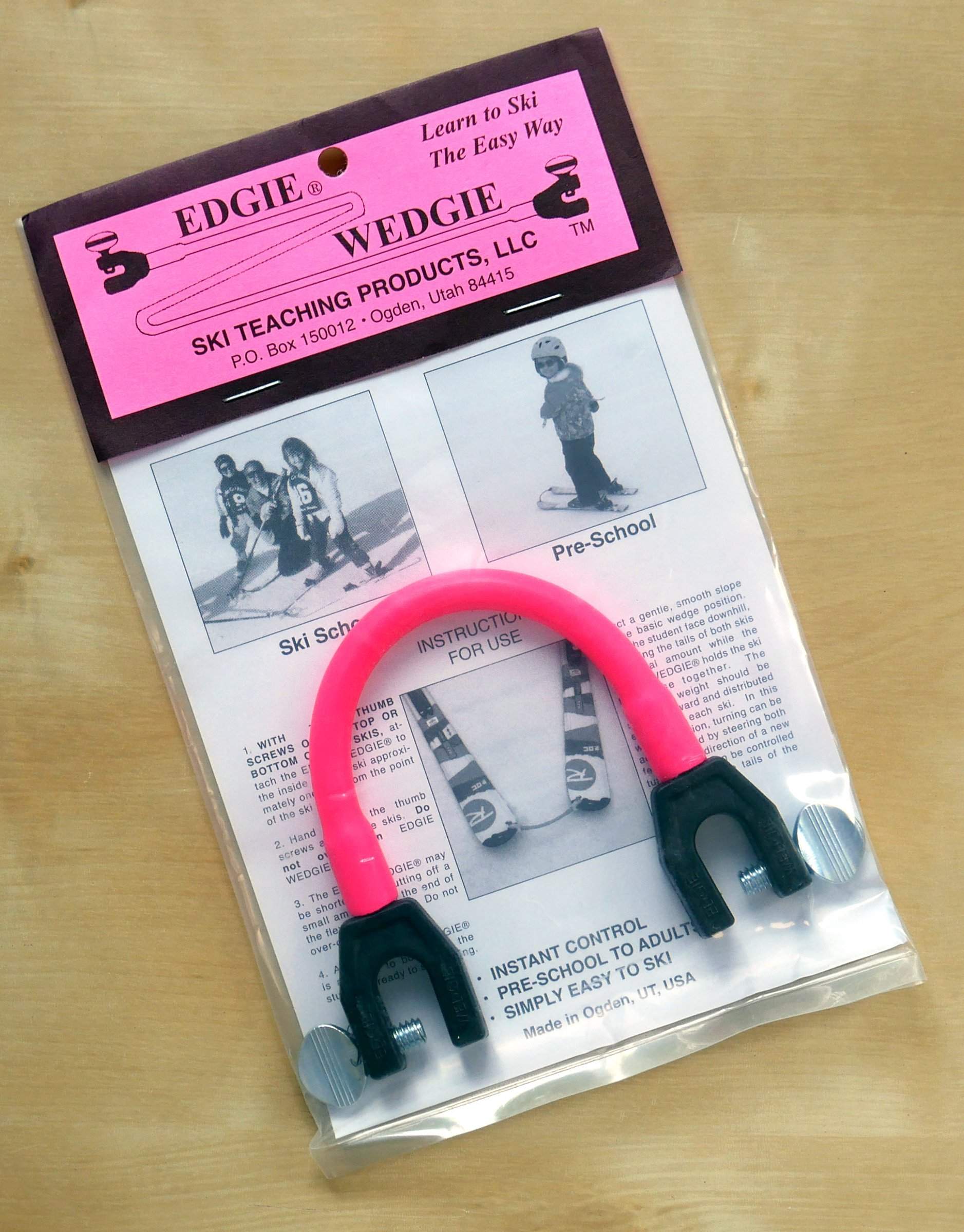 Edgie Wedgie Skispitzenverbinder – 2 Stück Set Für Kinder & Anfänger, Ski-Trainingshilfe Mit Geschwindigkeitskontrolle