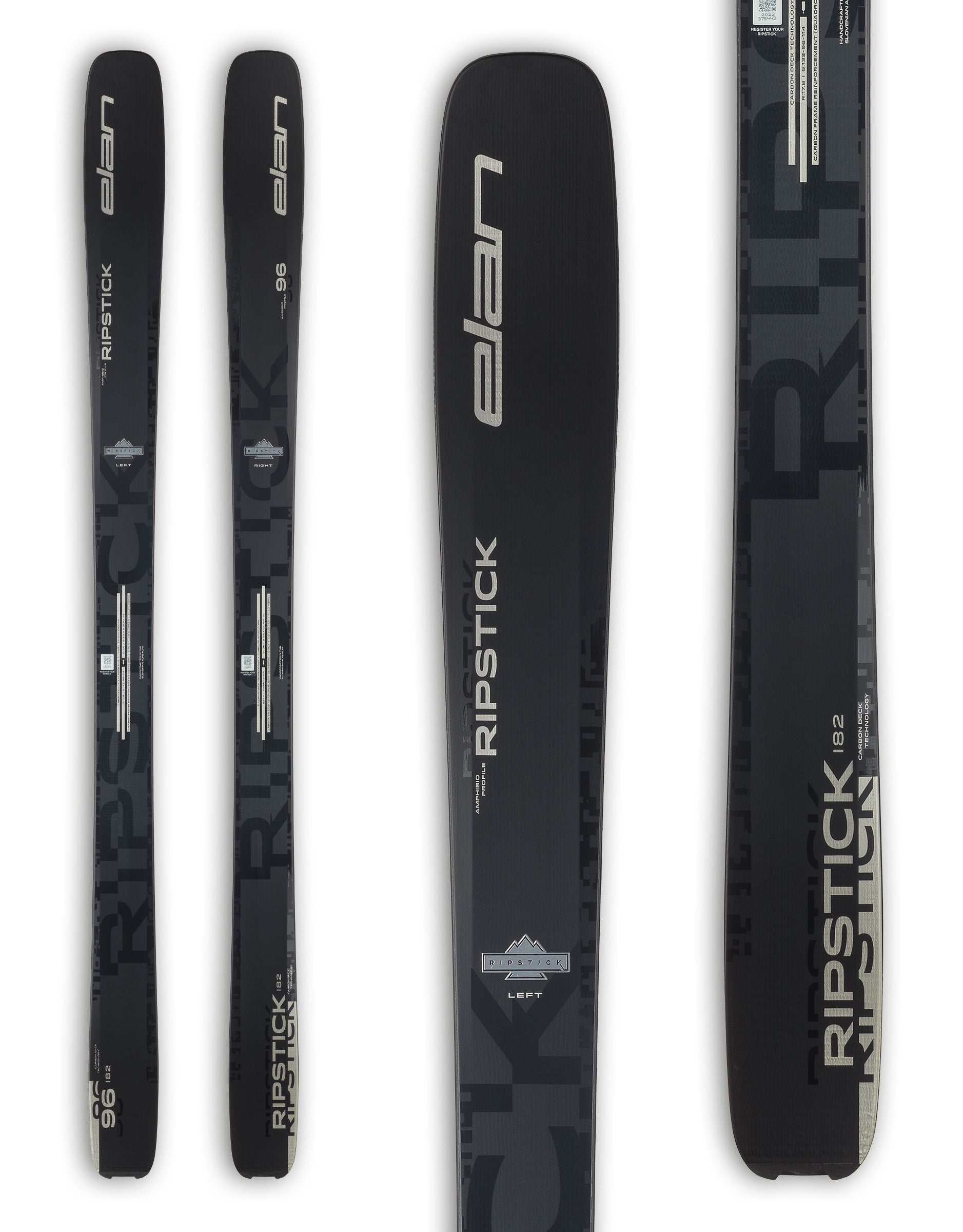 k_works　RIPSTICK BLACK EDITION G180 Elan Ripstick 96 Black Edition Skis 2026 - Premium Performance