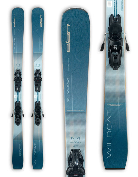 Elan Wildcat 82 CTi Womens Skis + ELW 11 Bindings 2025-aussieskier.com