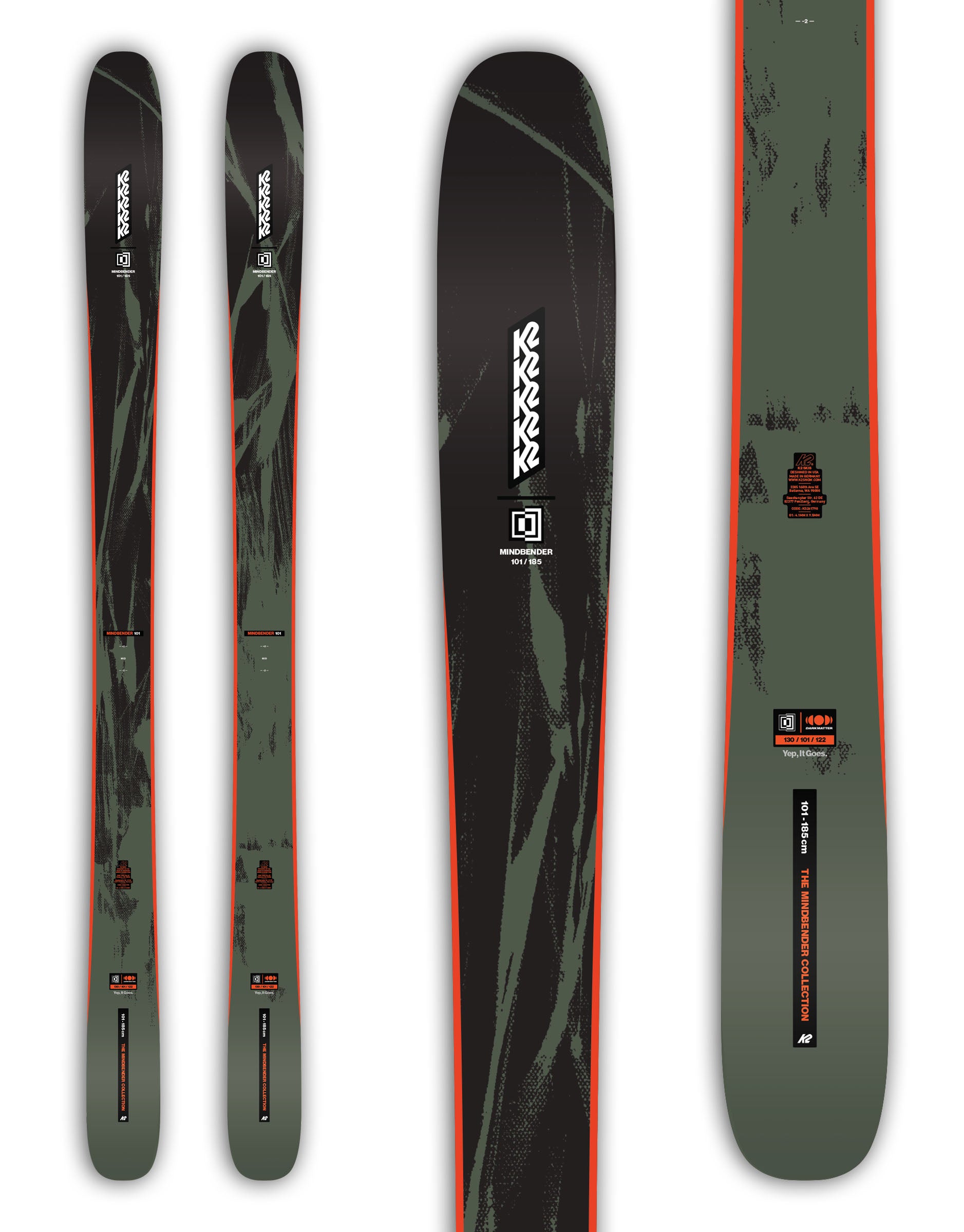 K2 Mindbender 101 Skis 2027 - Versatile Performance | aussieskier.com