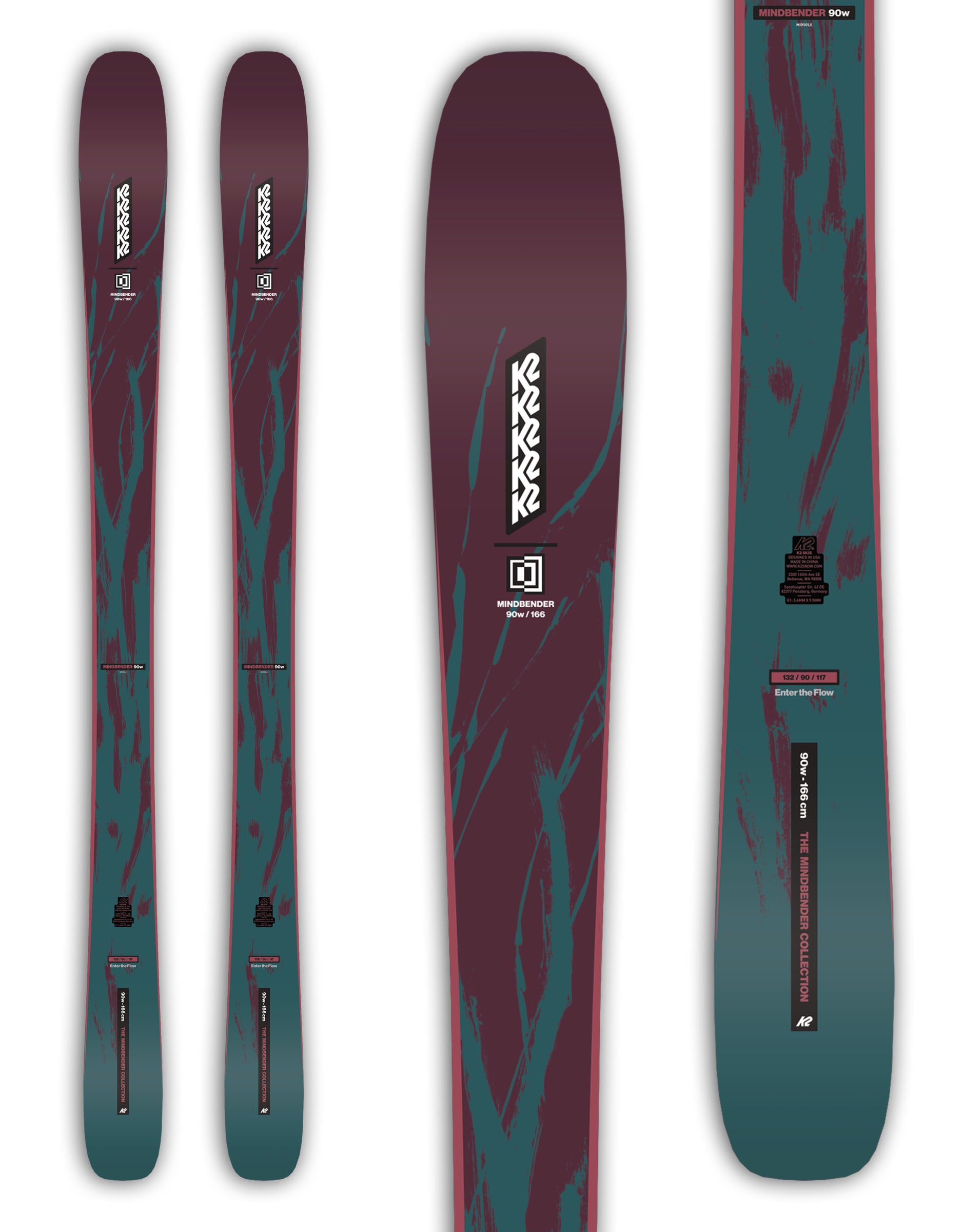 K2 Mindbender 90C Womens Skis 2027 - Versatile Performance