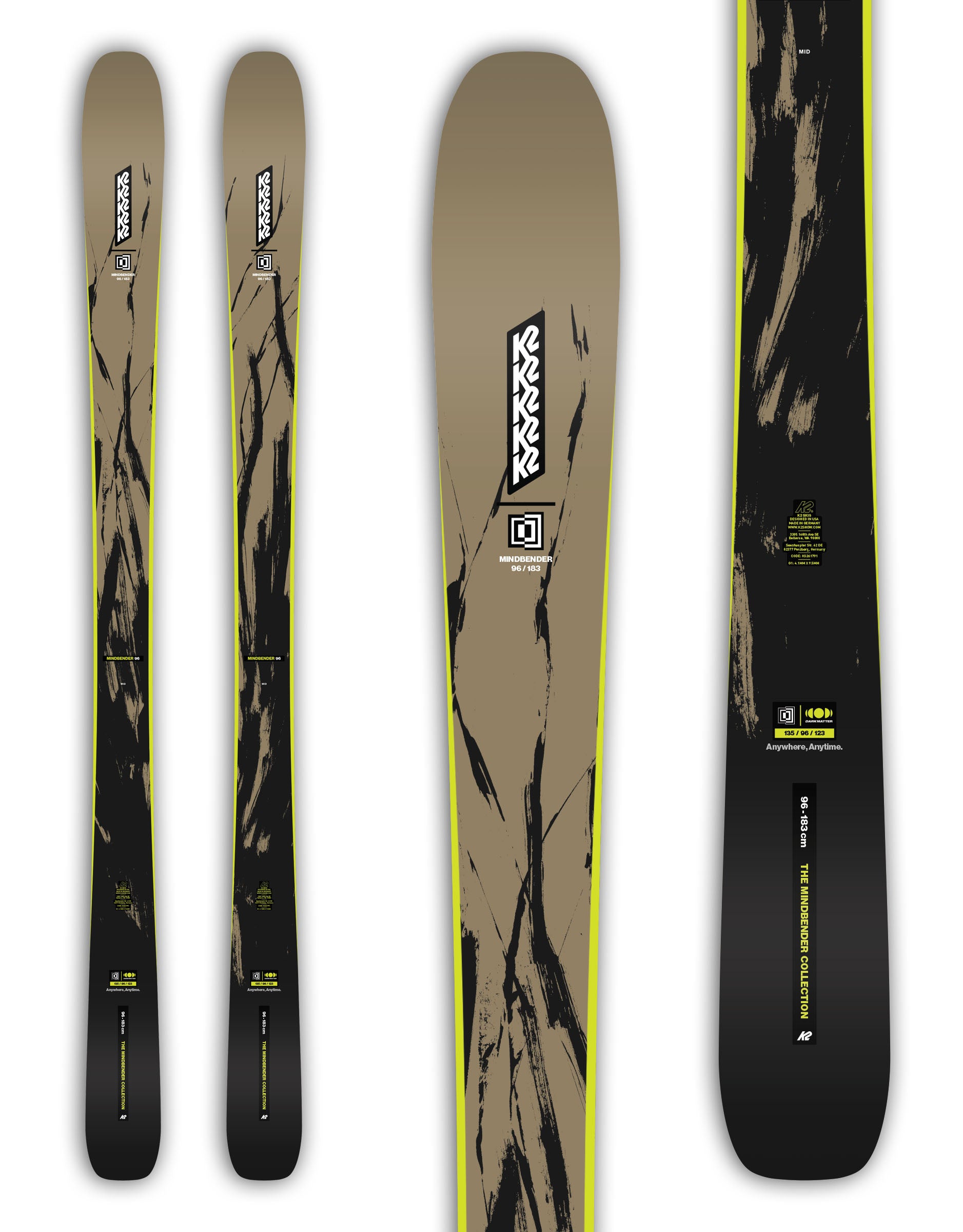K2 Mindbender 96 Skis 2027 - Versatile Performance | aussieskier.com