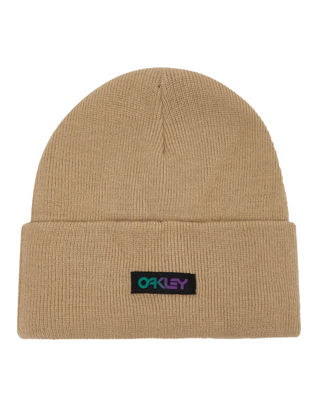 Oakley B1B Gradient Patch Beanie-Pebble-aussieskier.com