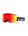 Giro Axis Asian Fit Ski Goggles-Asian Fit-Black Wordmark / Vivid Ember Lens + Vivid Infrared Spare Lens-aussieskier.com