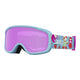 Giro Buster Kids Ski Goggles-Light Harbour Blue / Amber Pink Lens-aussieskier.com