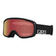 Giro Cruz Ski Goggles-Black Wordmark / Amber Scarlett Lens-aussieskier.com