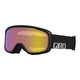 Giro Cruz Ski Goggles-Black Wordmark / Yellow Boost Lens-aussieskier.com