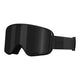 Giro Method Ski Goggles-Standard Fit-Black Mono / Vivid Jet Black Lens + Vivid Infrared Spare Lens-aussieskier.com