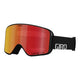 Giro Method Ski Goggles-Standard Fit-Black Wordmark / Vivid Ember Lens + Vivid Infrared Spare Lens-aussieskier.com