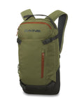 Dakine Heli Pack 12L Mens Backpack-Utility Green-aussieskier.com