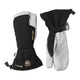 Hestra Army Leather Gore Tex 3 Finger Gloves-6-Black / White-aussieskier.com