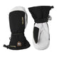 Hestra Army Leather GTX XCR Mittens-6-Black / White-aussieskier.com