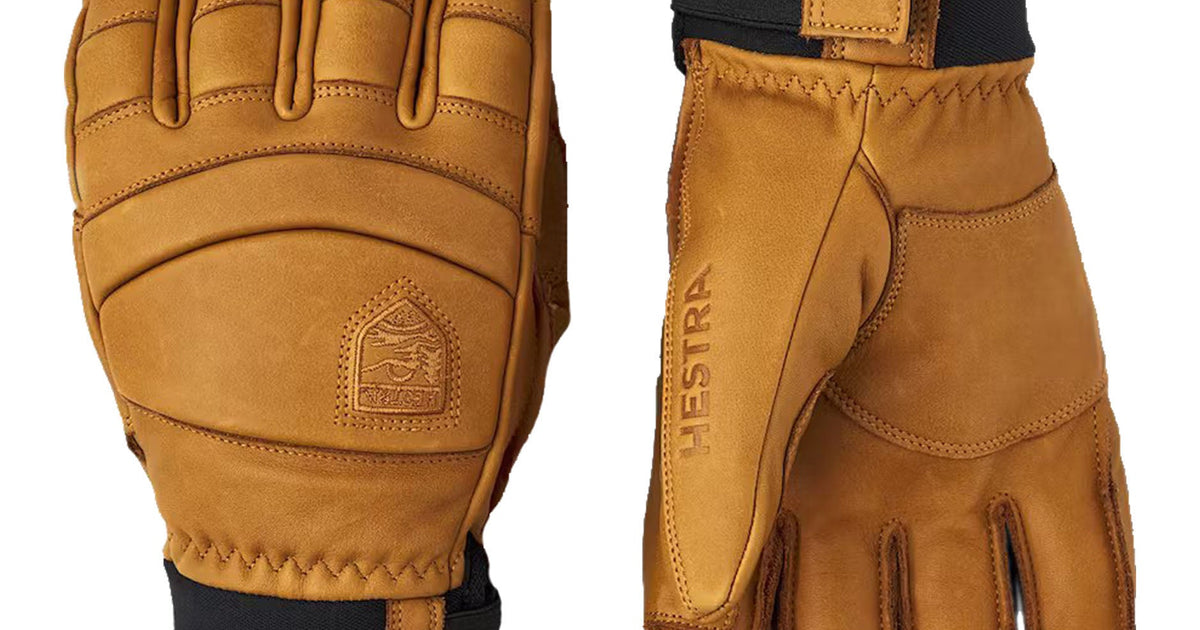Hestra Leather Fall Line Ski Gloves Handcrafted Warmth