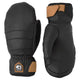 Hestra Womens Leather Fall Line Ski Mittens-6-Black-aussieskier.com