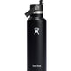 Hydro Flask Standard 21oz Insulated Drink Bottle with Flex Straw Cap (621ml)-Black-aussieskier.com