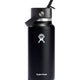 Hydro Flask Wide 32oz Insulated Drink Bottle with Flex Straw Cap (946ml)-Black-aussieskier.com