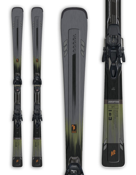 K2 Disruption STi Skis + Marker MXC 12 TCx Bindings 2024-165-aussieskier.com