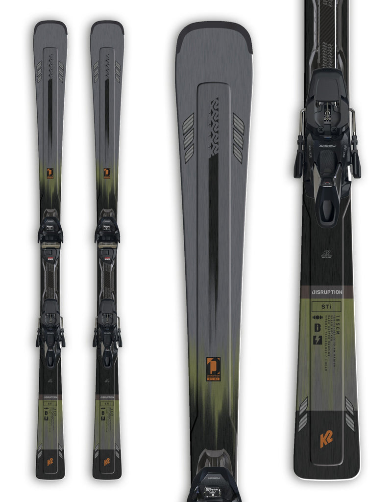 K2 Disruption STi Skis + Marker MXC 12 TCx Bindings 2024-165-aussieskier.com