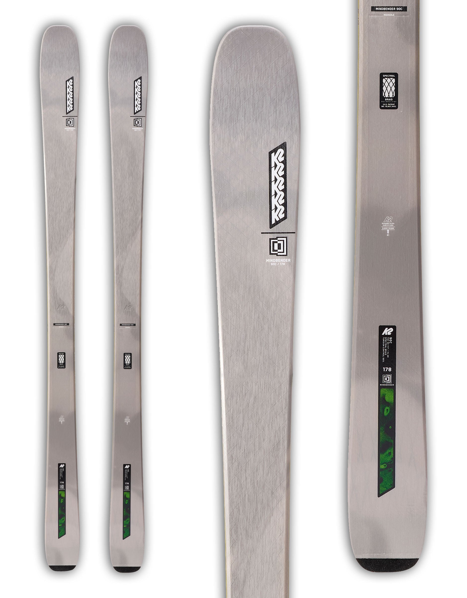 K2 Mindbender 90C Skis 2026 - Versatile Performance | aussieskier.com