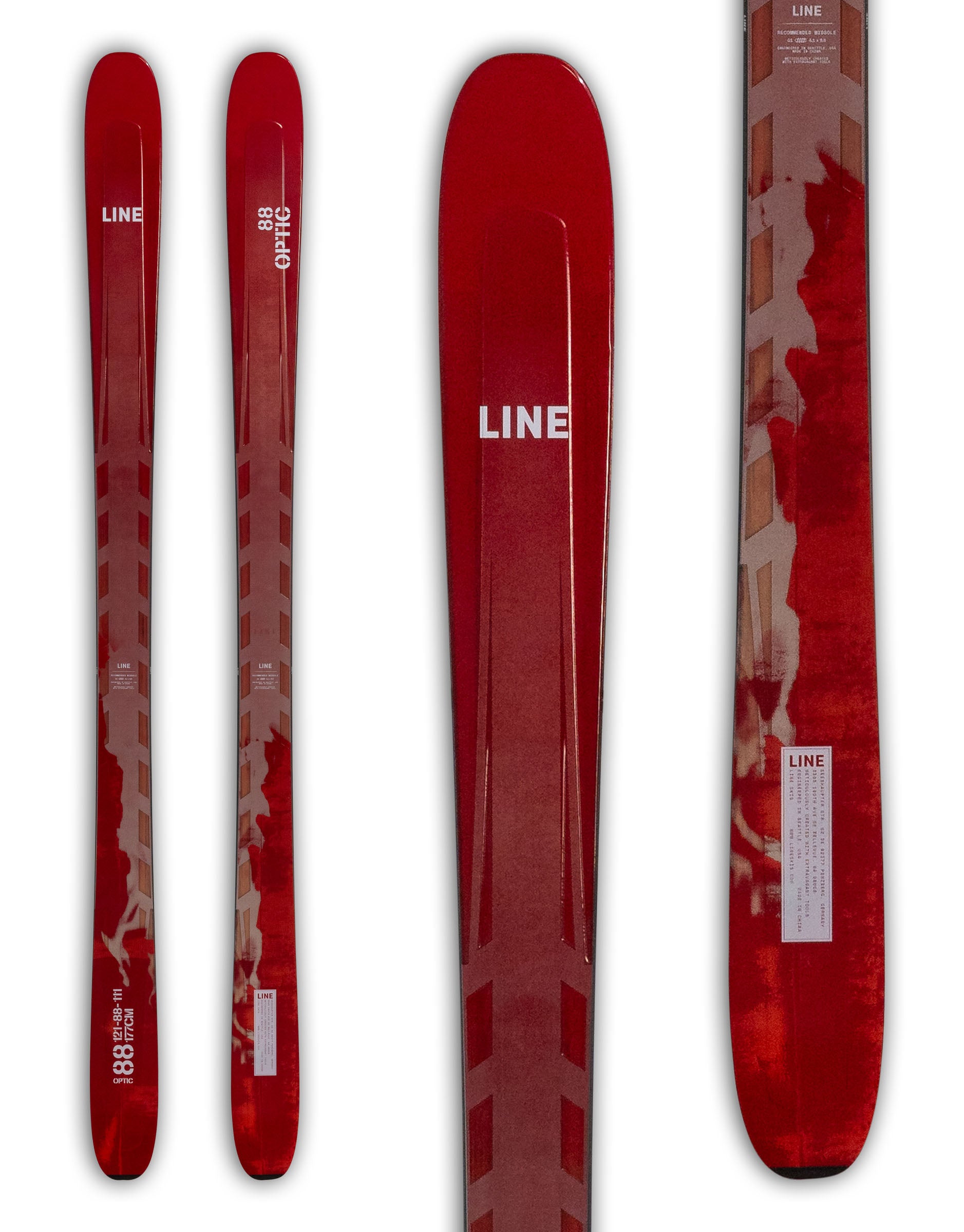 Line Optic 88 Skis 2027 - Precision Control | aussieskier.com
