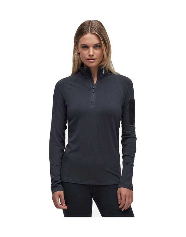 Le Bent Core 260 Midweight Zip Neck Womens Base Layer-aussieskier.com