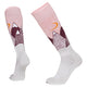 Le Bent Light Cushion Kids Ski Socks-Small-Mellow Rose-aussieskier.com