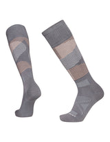 Le Bent Targeted Cushion Ski Socks-Small-Shred - Smoked Pearl-aussieskier.com