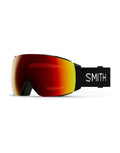 Smith I/O Mag Ski Goggles-Black / Chromapop Sun Red Mirror Lens + Chromapop Storm Yellow Flash Spare Lens-aussieskier.com