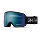 Smith Squad Ski Goggles-Black / Chromapop Everyday Blue Mirror Lens + Yellow Spare Lens-aussieskier.com