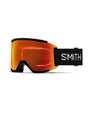 Smith Squad XL Ski Goggles-Black / Chromapop Everyday Red Mirror Lens + Chromapop Storm Yellow Flash Spare Lens-aussieskier.com