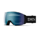 Smith I/O Mag XL Ski Goggles-Black / Chromapop Everyday Blue Mirror Lens + Chromapop Storm Blue Sensor Spare Lens-aussieskier.com
