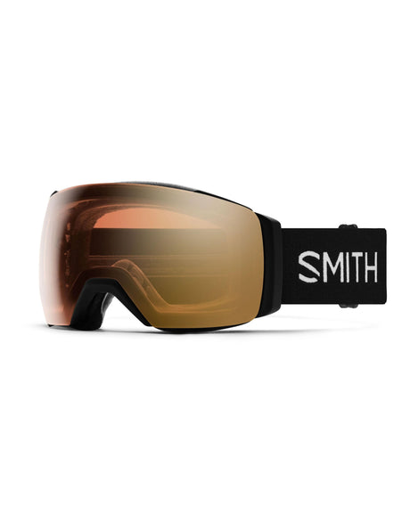 Smith I/O Mag XL Pro Photochromic Ski Goggles-Black / Chromapop Pro Photochromic Gold Mirror Lens-aussieskier.com