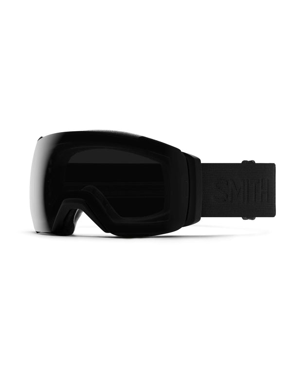 Smith I/O Mag XL Ski Goggles-Blackout / Chromapop Sun Black Lens + Chromapop Storm Blue Sensor Mirror Spare Lens-aussieskier.com