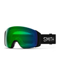 Smith 4D Mag Ski Goggles-Black / Chromapop Everyday Green Mirror Lens + Chromapop Storm Blue Sensor Mirror Spare Lens-aussieskier.com