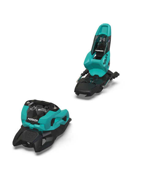 Marker Squire GW Bindings-Black / Teal-aussieskier.com