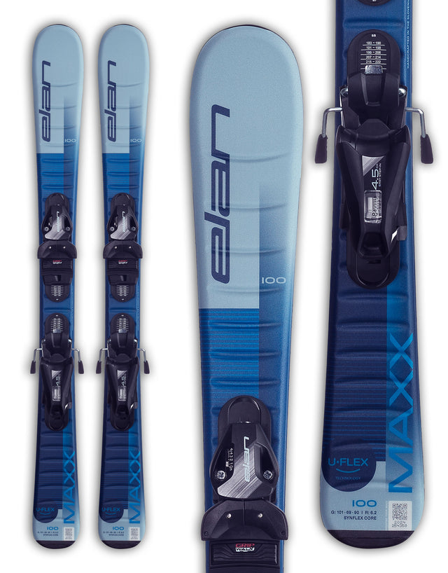 Elan Maxx Junior Skis + EL 4.5 Bindings-aussieskier.com
