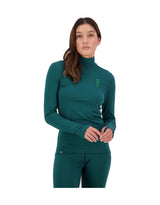 Mons Royale Cascade Mock Neck Womens Thermal Top-aussieskier.com