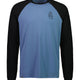 Mons Royale Icon Raglan Base Layer-Small-Blue Slate / Black-aussieskier.com