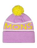 Mons Royale McCloud Pom Pom Merino Beanie-Orchid Sun-aussieskier.com